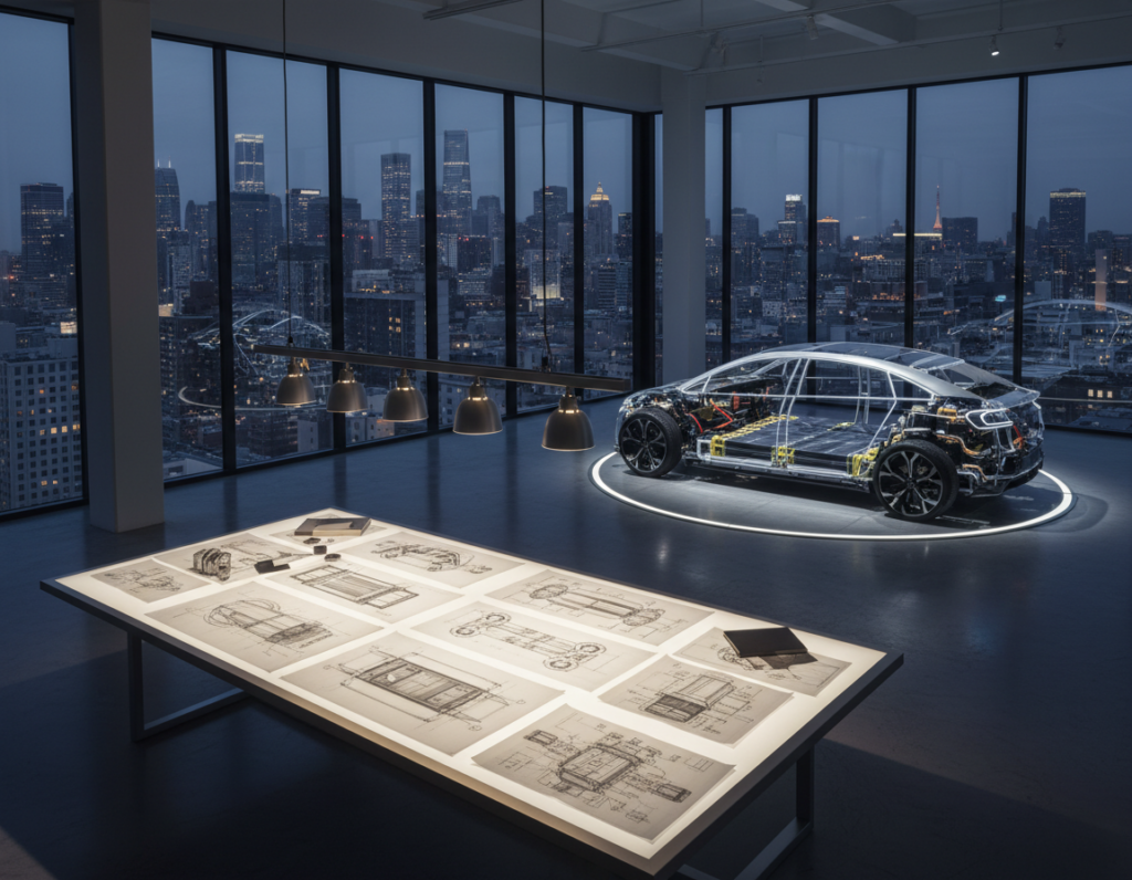 The Design Process Behind Modern Electric Vehicle Architecture